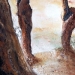 Sous-bois à Florence (85cmx110cm)