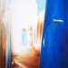 Porte bleue (40cmx80cm)
